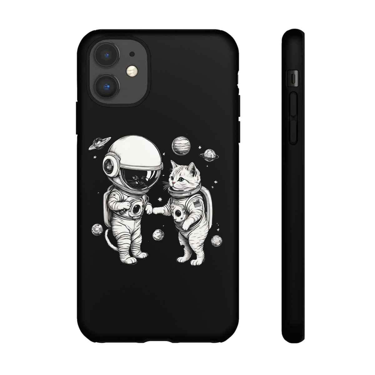 Space Kitties iPhone Cases Astronaut Cat Tough Mobile Cover