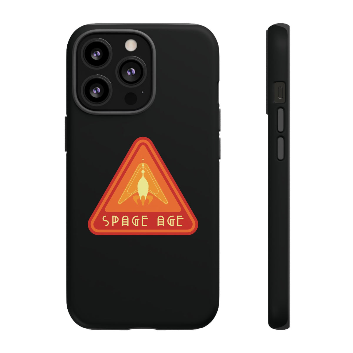 Space Age Retro Sci-Fi Tough iPhone Mobile Cases