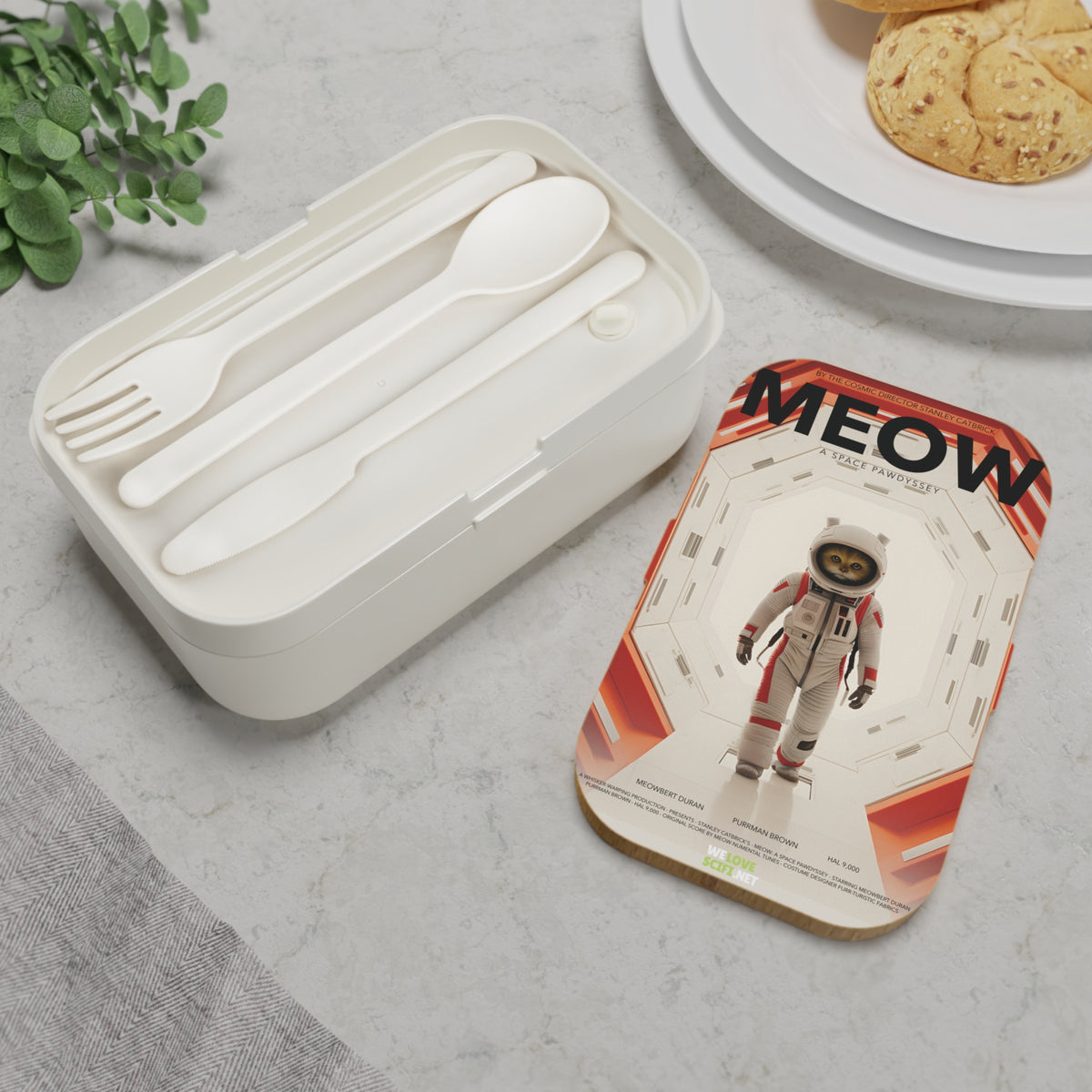 Meow Movie Cat Astronaut Bento Lunch Box | WeLoveSciFi