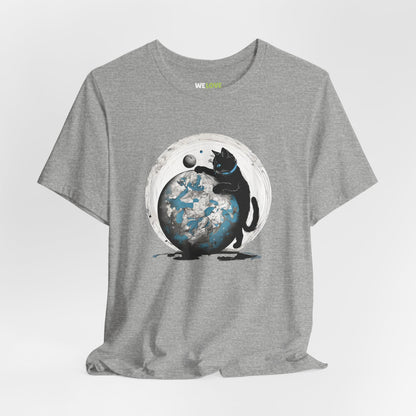 Space Player Cat Sci-Fi T-Shirt | WeLoveSciFi