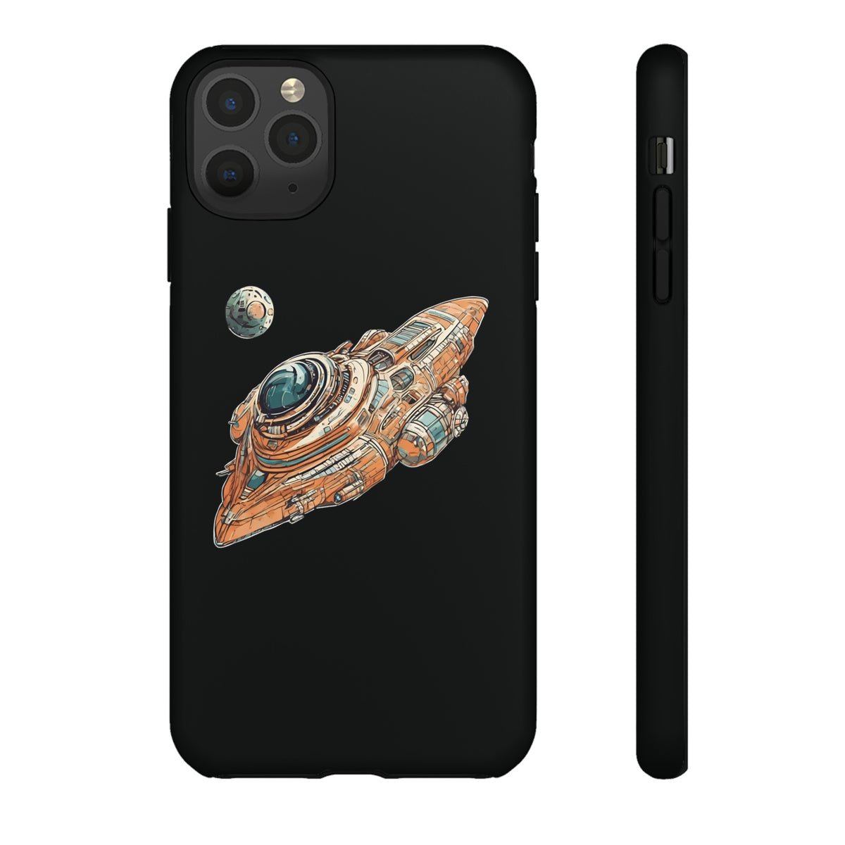 Durable Spaceship-76 Tough iPhone Cases