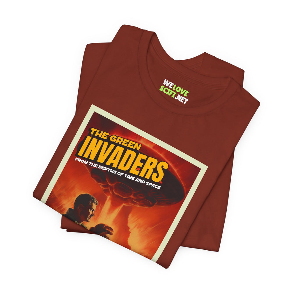 Retro Sci-Fi T-Shirt: The Green Invaders | We Love Sci-Fi