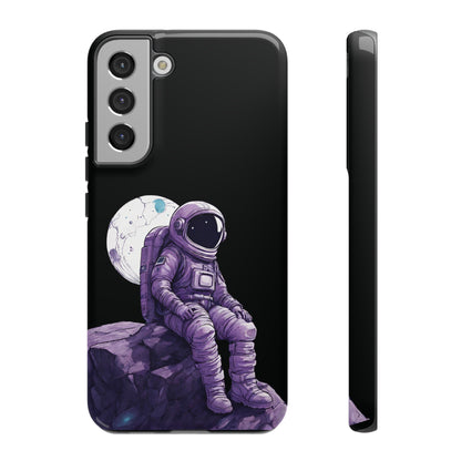 Art Samsung Galaxy Mobile Cases Still Waiting Astronaut