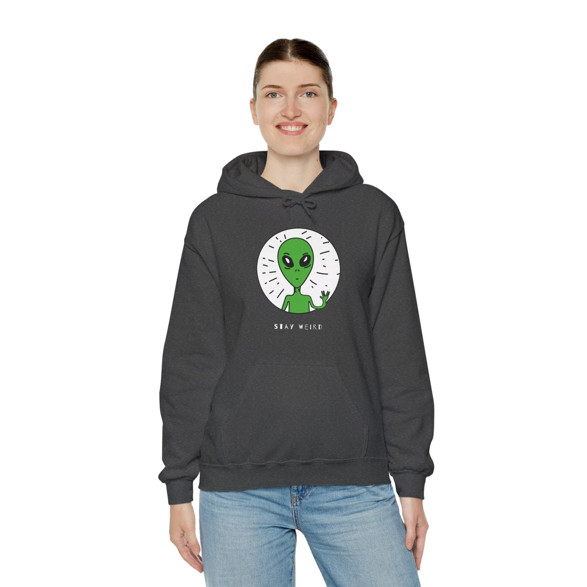 Stay Weird Alien Sci-Fi Hoodie - We Love Sci-Fi