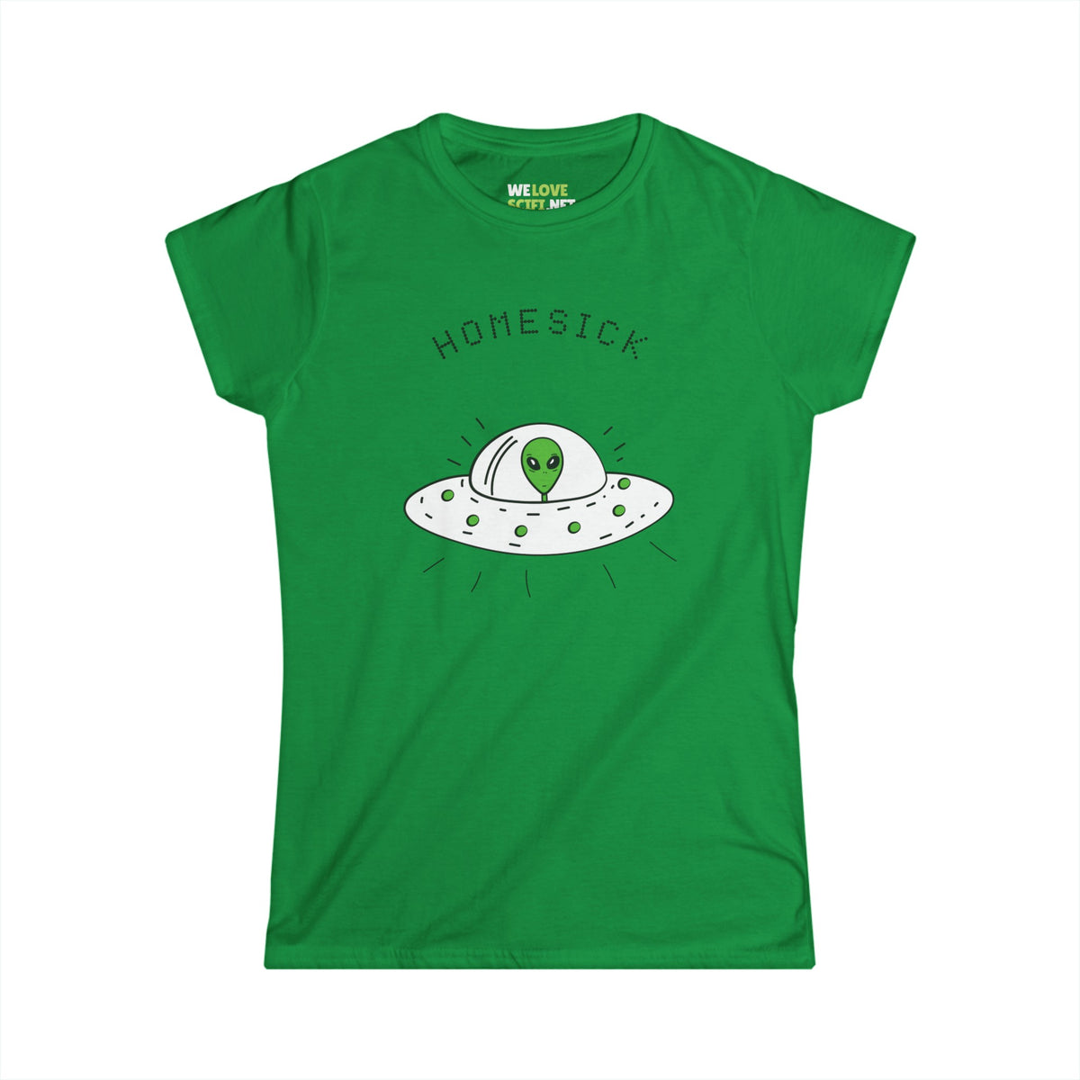 woman's tee-Homesick Funny UFO Woman's Tee-welovescifi.net