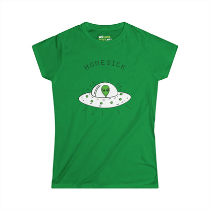 woman's tee-Homesick Funny UFO Woman's Tee-welovescifi.net