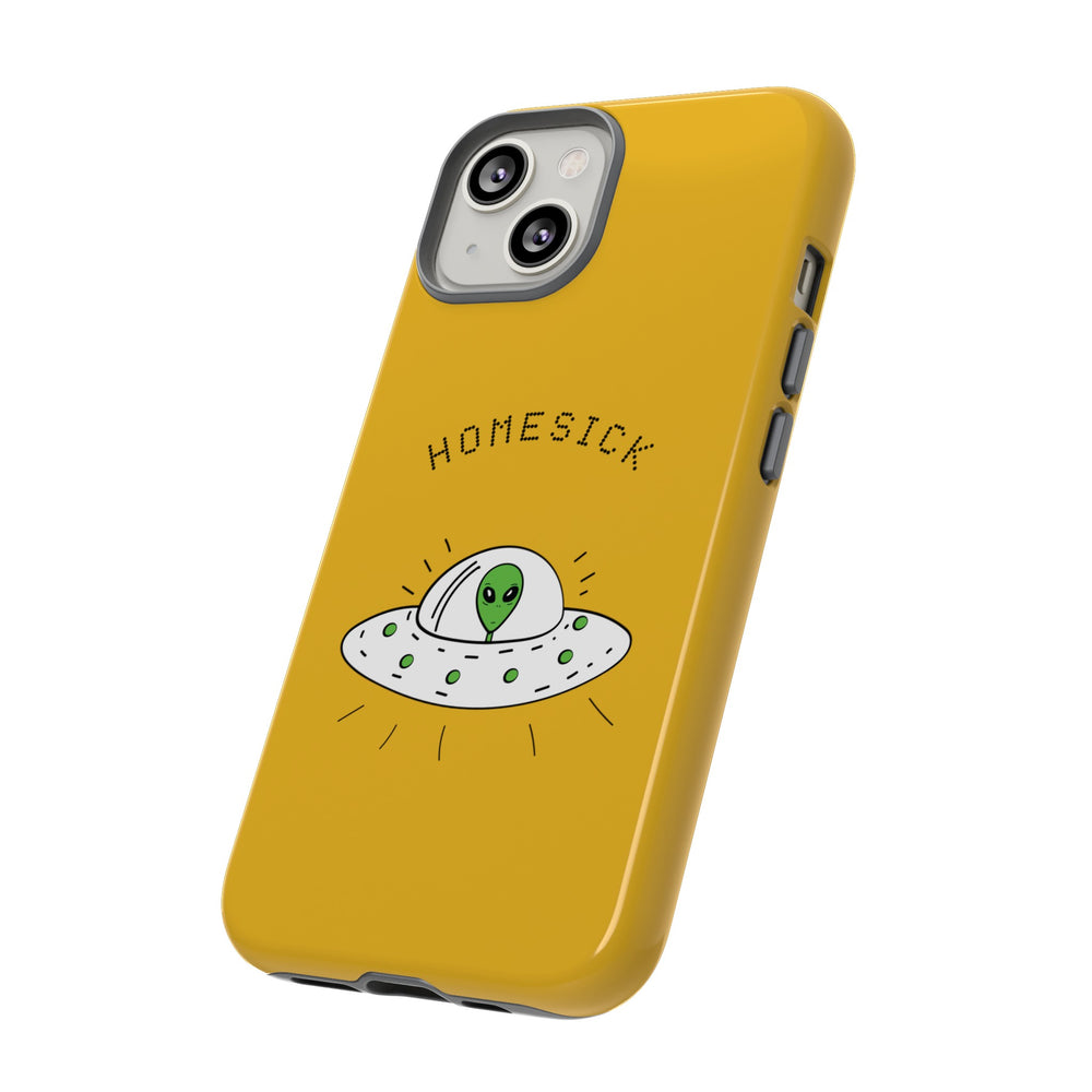 Funny UFO iPhone Cases Homesick Sci-Fi Tough Mobile Covers