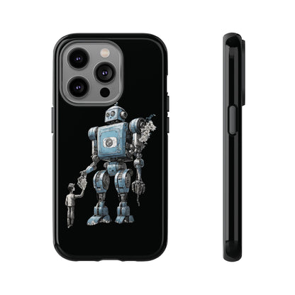 Flowers Robot SpaceArt Sci-Fi Tough iPhone Mobile Cases