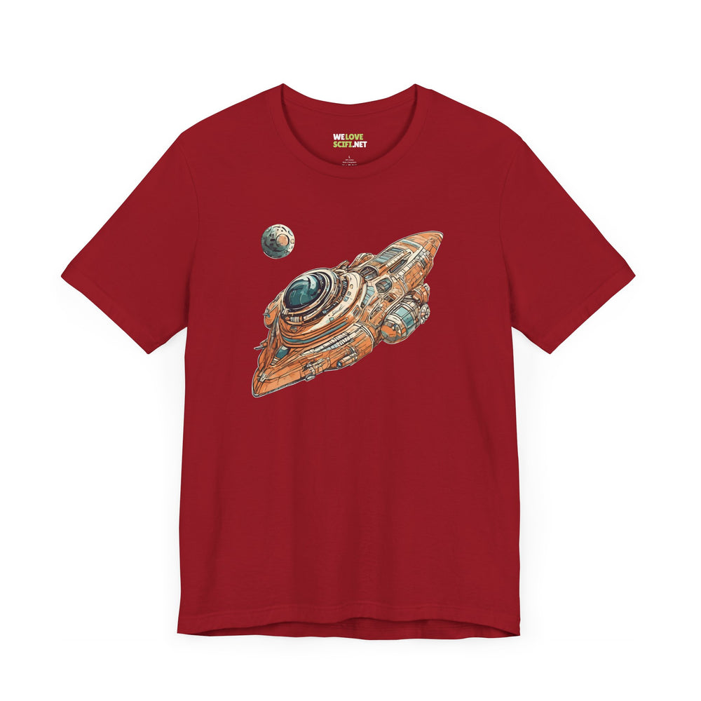 spaceship sci-fi t-shirt-Spaceship 76 Sci-Fi T-Shirt