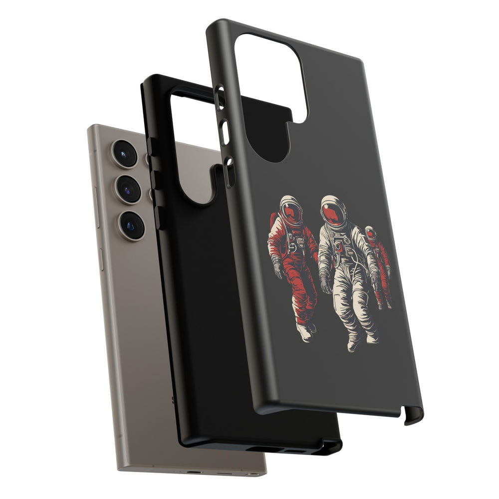 Astronauts In Red SpaceArt Tough Samsung Galaxy Mobile Cases