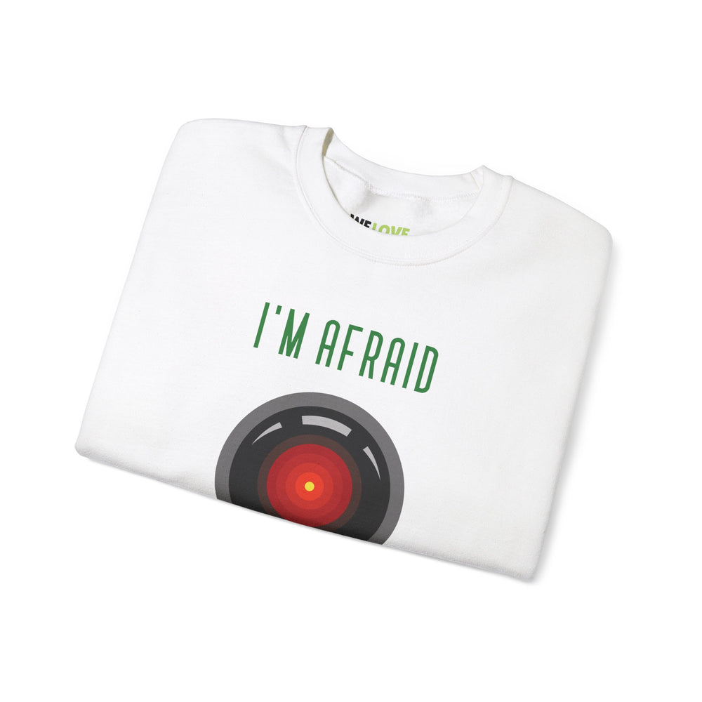 Afraid To Celebrate Funny HAL9000 Christmas Crewneck Sweatshirt-welovescifi.net