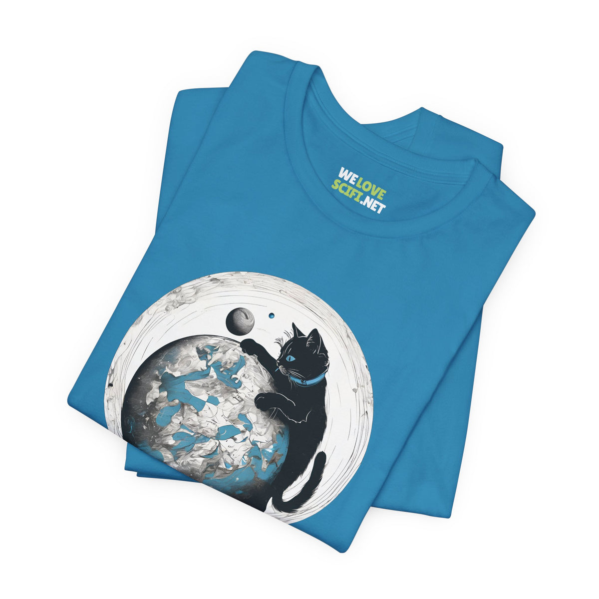 Space Player Cat Sci-Fi T-Shirt | WeLoveSciFi