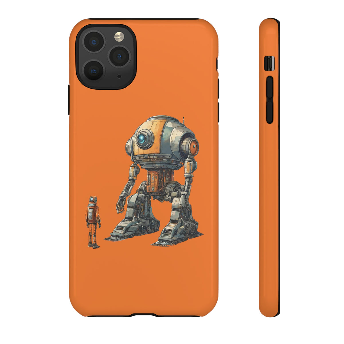 Robot Space Art iPhone Cases | Sci-Fi Tough Mobile Covers