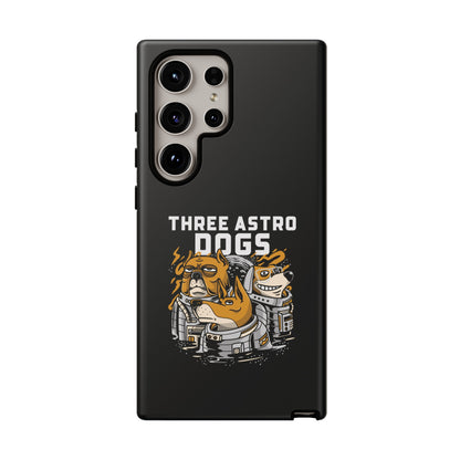 Three Astro Dogs Funny Sci-Fi Tough Samsung Galaxy Mobile Cases-welovescifi.net