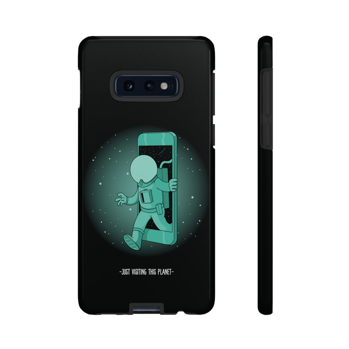 Funny Astronaut Mobile Cases - Just Visiting This Planet