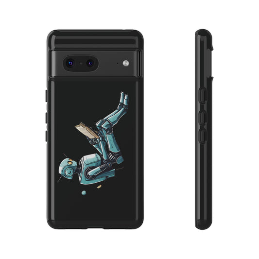 Robot Space Art Mobile Cases | Read Like a Robot