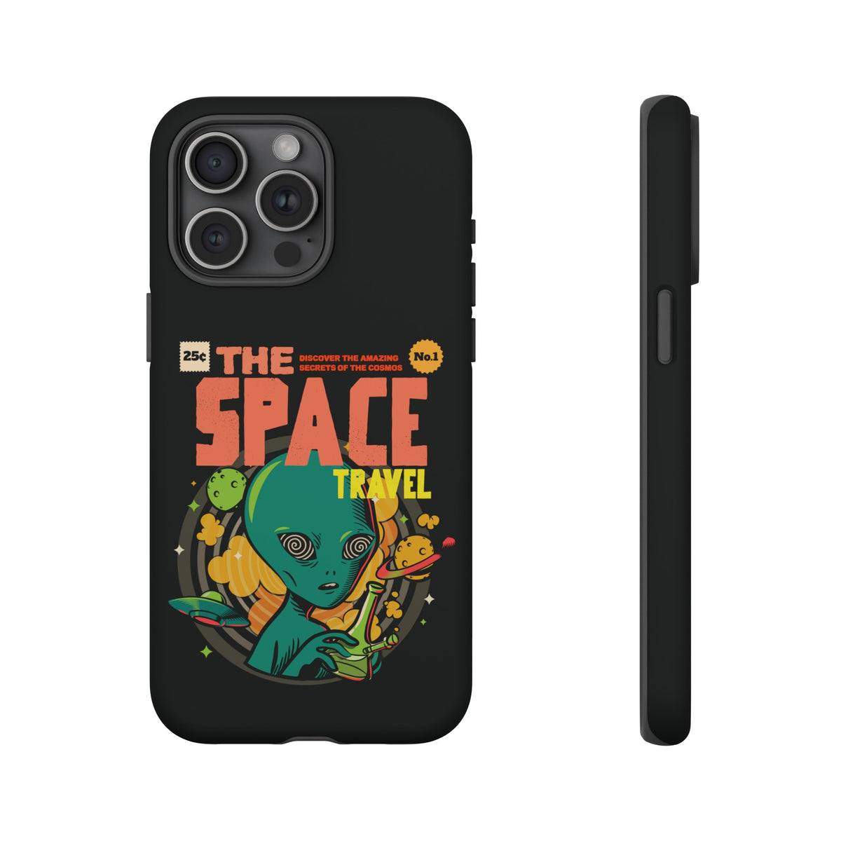 Sci-Fi Phone Case | Space Travel Comic UFO iPhone Cover