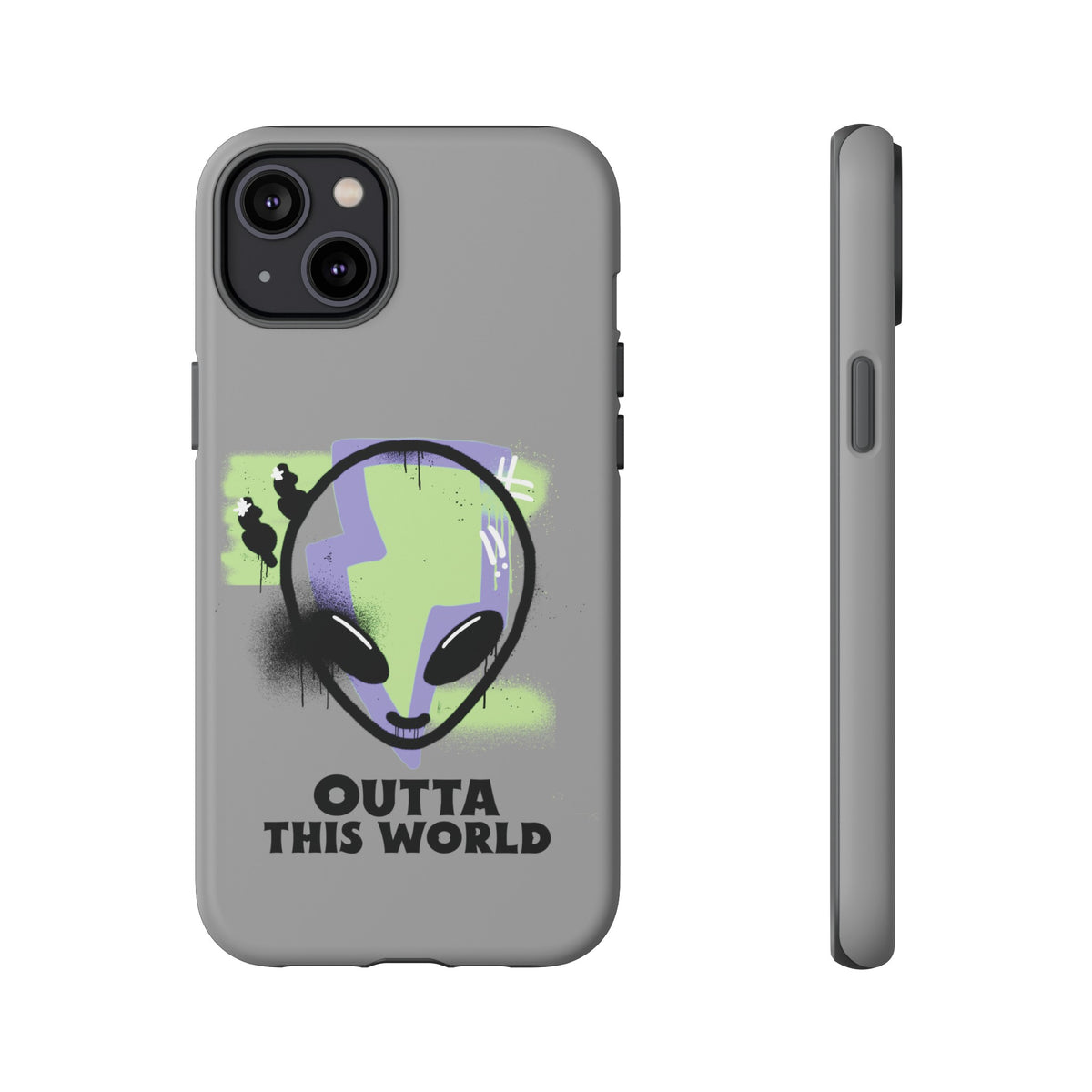 UFO iPhone Case Outta This World Sci-Fi Tough Mobile Cases