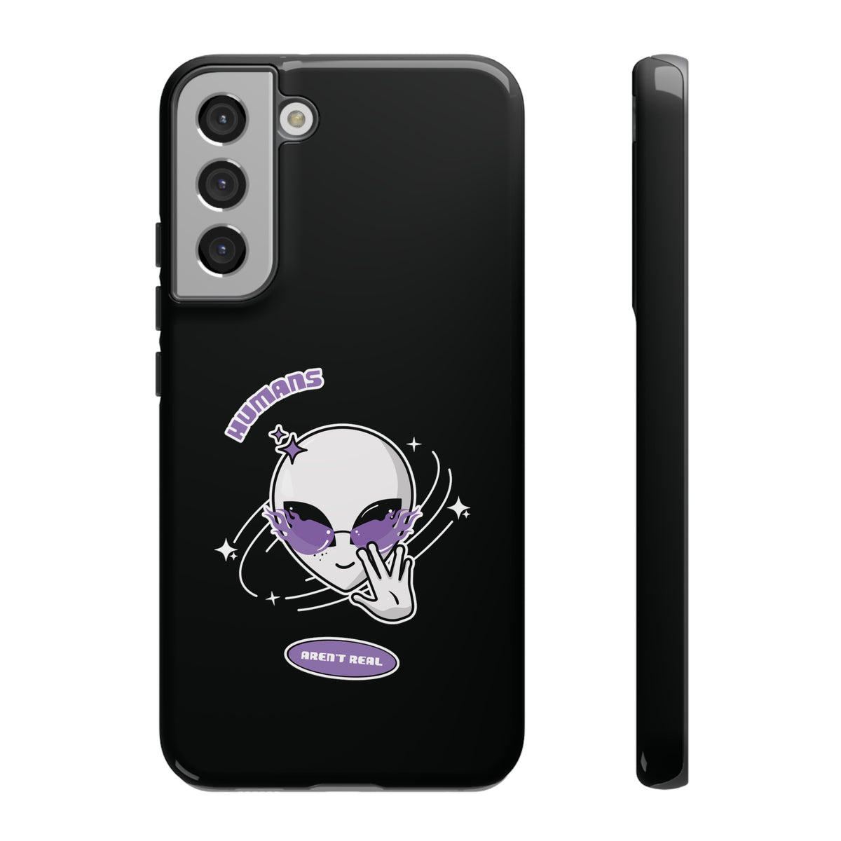 Sci-Fi Mobile Cases Humans Aren't Real UFO Samsung Galaxy