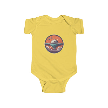 Spaceship Baby Bodysuit Cute and Comfortable Baby Clothing