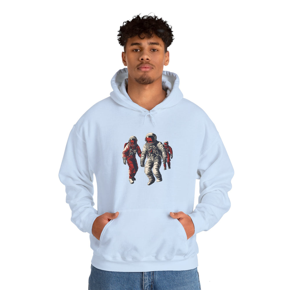 Astronauts in Red Sci-Fi Hoodie-welovescifi.net