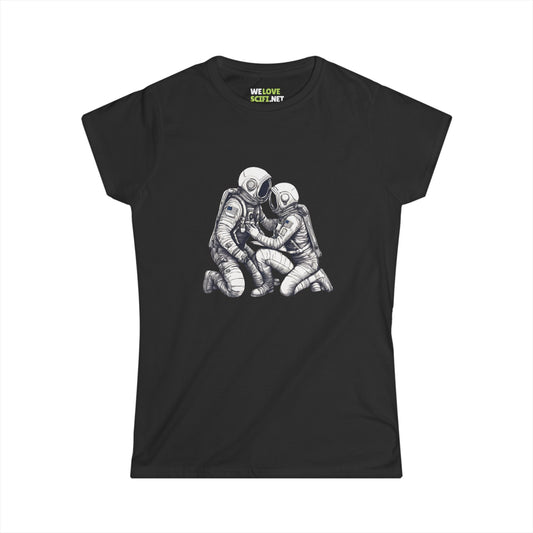 Here for You Space Art Sci-Fi Woman's Tee