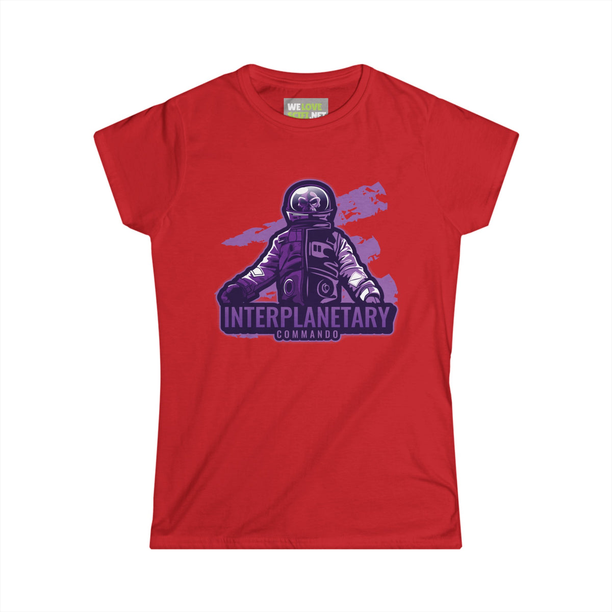 Interplanetary Commando Astronaut Woman Tee - Sci-Fi Apparel