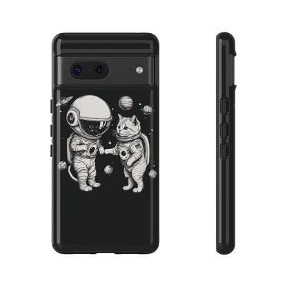 Space Kitties Google Pixel Case Astronaut Cats Mobile Cover