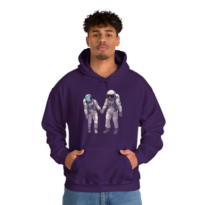 Astronaut Spaceart Hoodie - Next to You Sci-Fi Hoodie