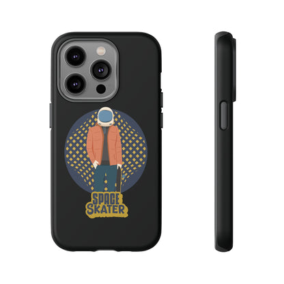 Space Skater Astronaut Sci-Fi Tough iPhone Mobile Cases