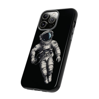 Floating Astronaut SpaceArt Sci-Fi Tough iPhone Mobile Cases