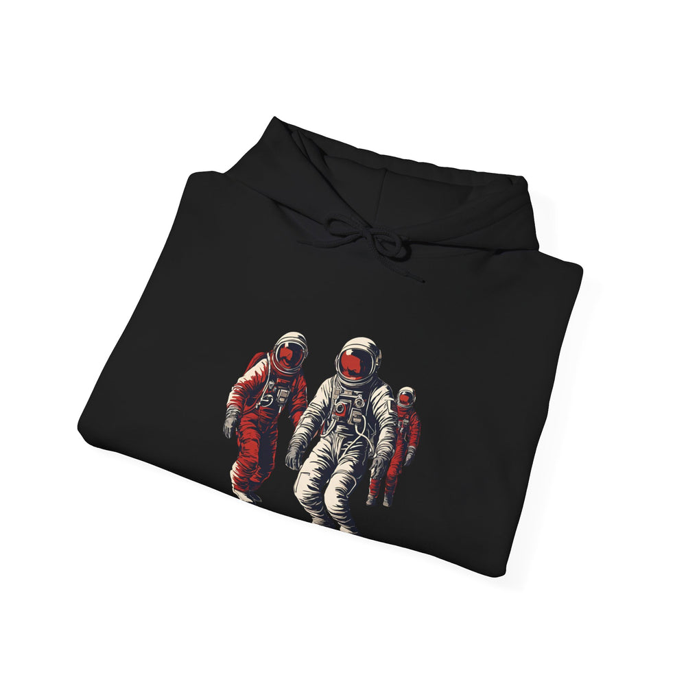 Astronauts in Red Sci-Fi Hoodie-welovescifi.net