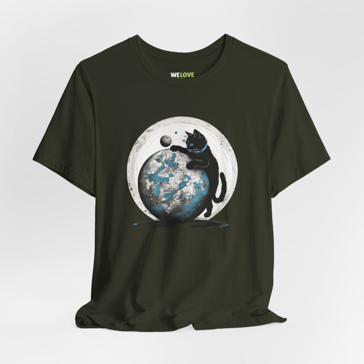 Space Player Cat Sci-Fi T-Shirt | WeLoveSciFi