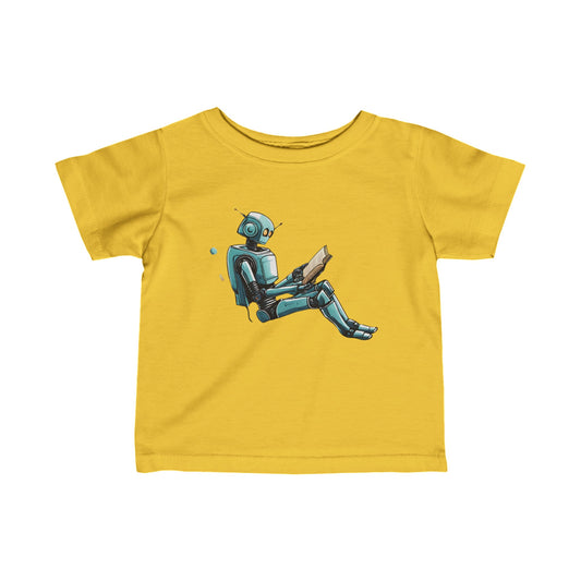 Space Art Infant Tee Sci-Fi Fine Jersey | Read Like a Robot