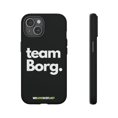 Team Borg iPhone Cases - Supervillain Tough Mobile Covers