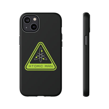 Atomic Man Retro Sign Sci-Fi Tough iPhone Mobile Cases