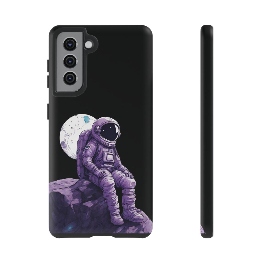 Art Samsung Galaxy Mobile Cases Still Waiting Astronaut