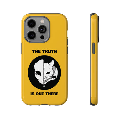 The Truth Is Outthere Funny Cat UFO Tough iPhone Mobile Cases-welovescifi.net