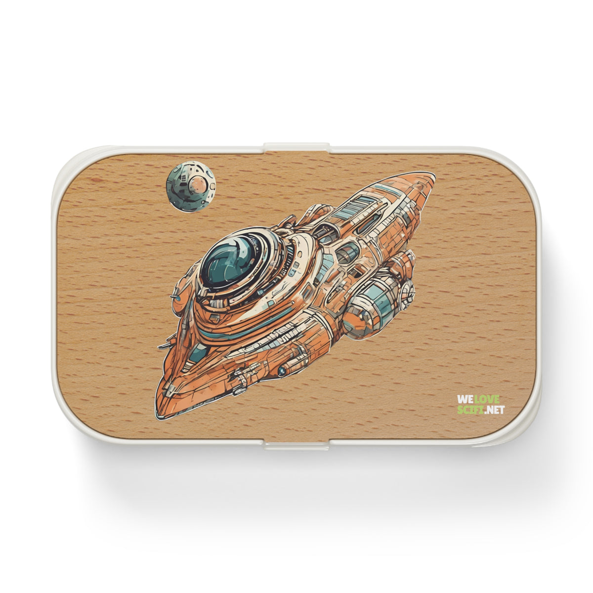 spaceship lunch box-Spaceship 76 SciFi Bento Lunch Box