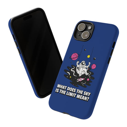 Astronaut iPhone Case Sky Is the Limit Sci-Fi Mobile Cover