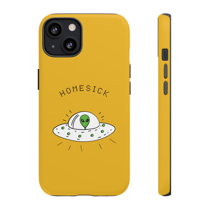 Funny UFO iPhone Cases Homesick Sci-Fi Tough Mobile Covers