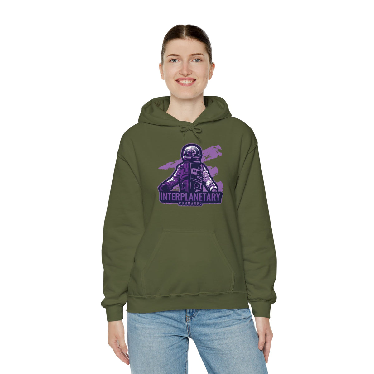 Interplanetary Commando Hoodie Sci-Fi Hoodie for Space Fans