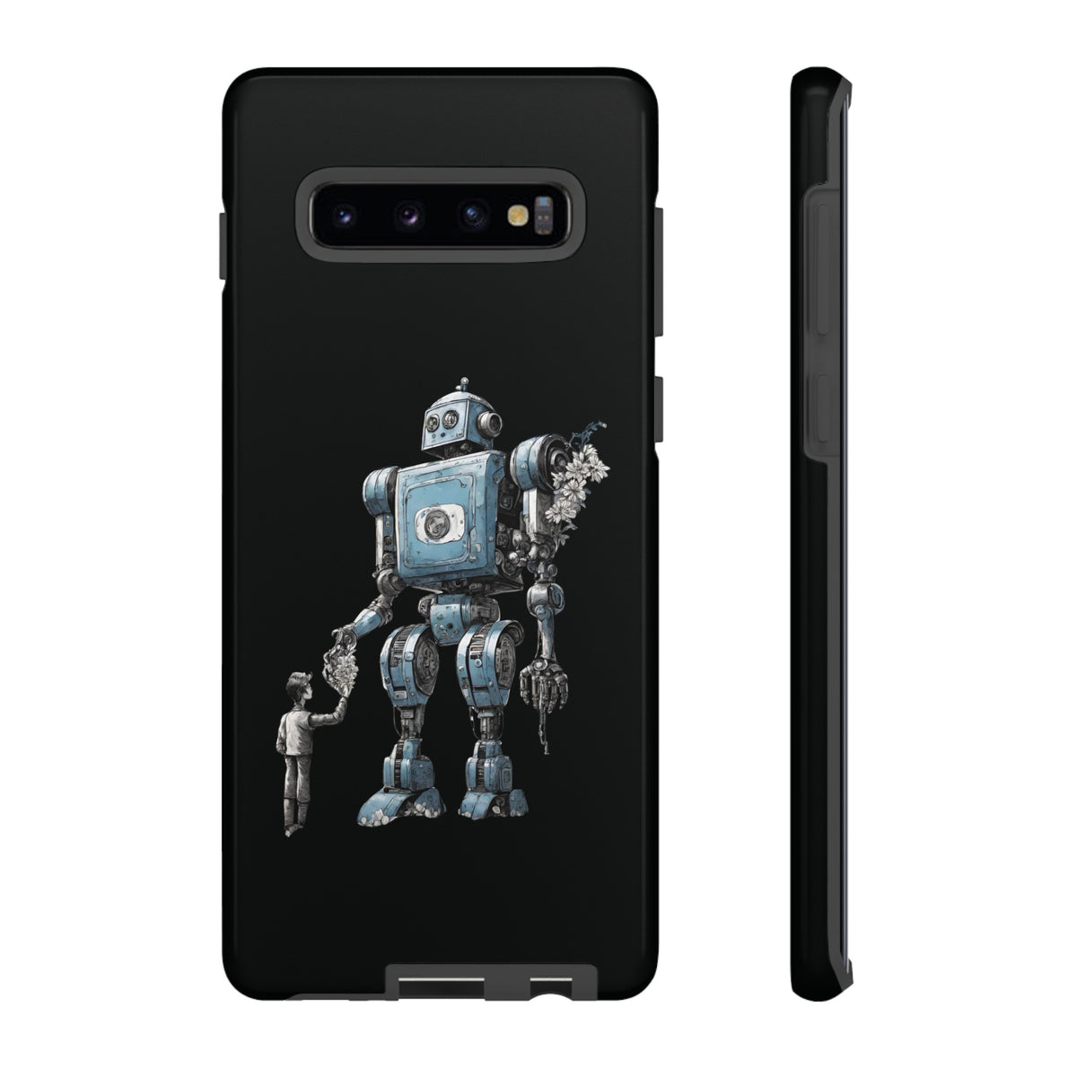 Robot Space Art Samsung Galaxy Case: Tough & Stylish