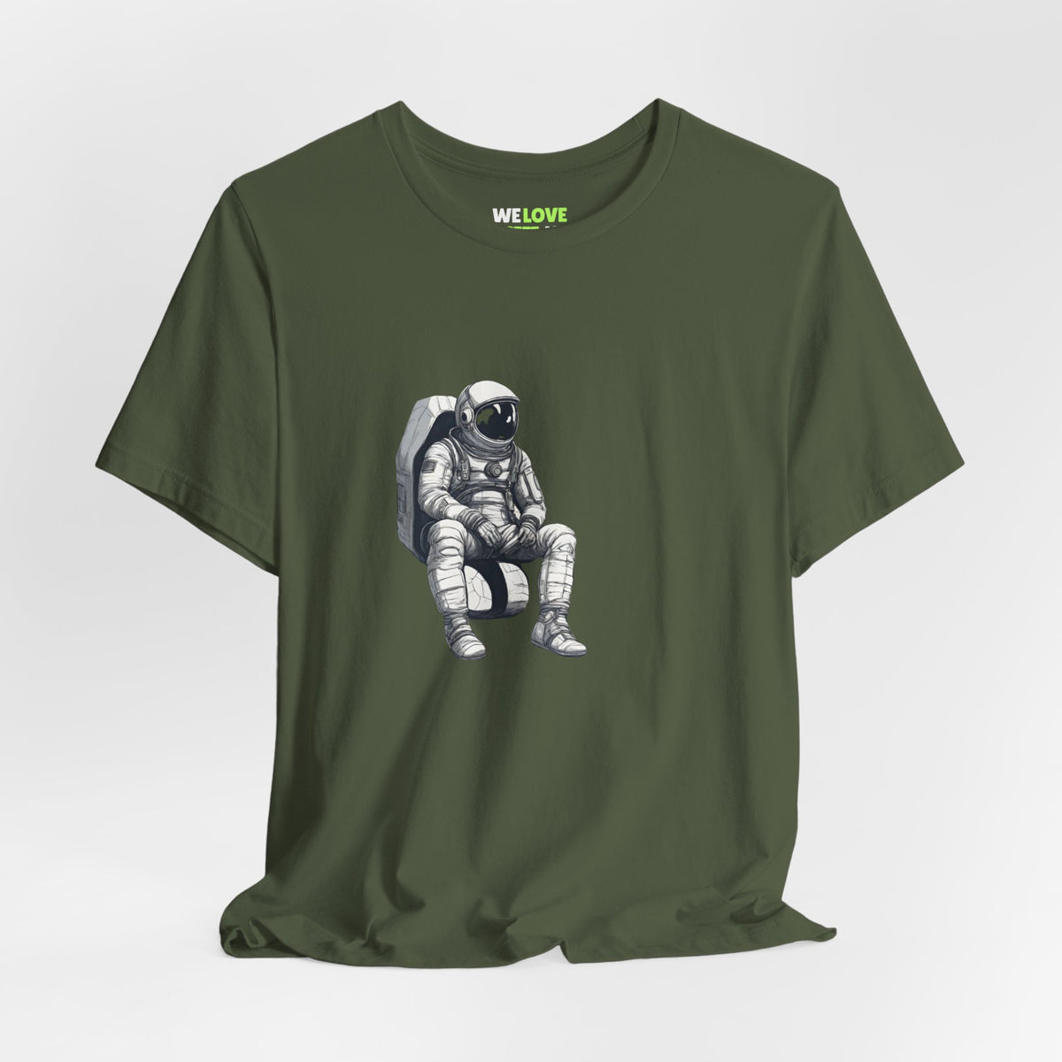 Still Waiting Space Art Sci-Fi T-Shirt Unique Space Art Tee