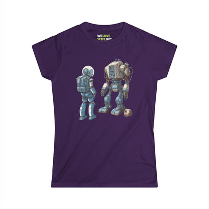 Party Robot Sci-Fi Woman's Tee - Stylish Sci-Fi Fashion