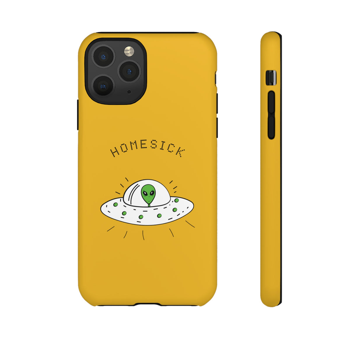 Funny UFO iPhone Cases Homesick Sci-Fi Tough Mobile Covers