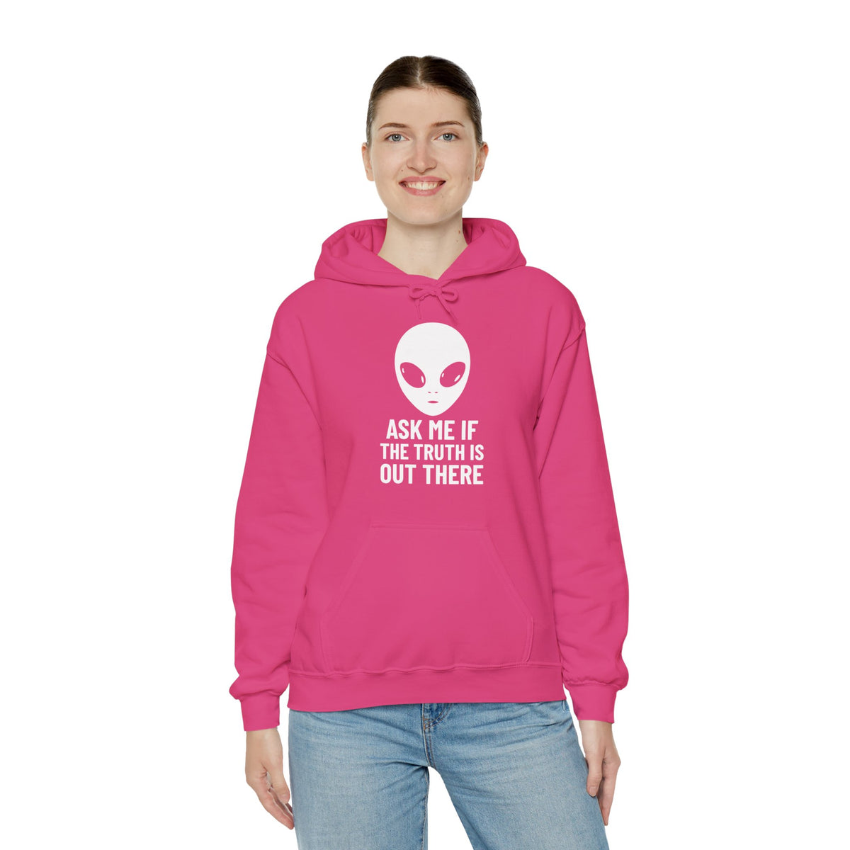 Funny UFO Hoodie - Ask Me If the Truth Is Out There