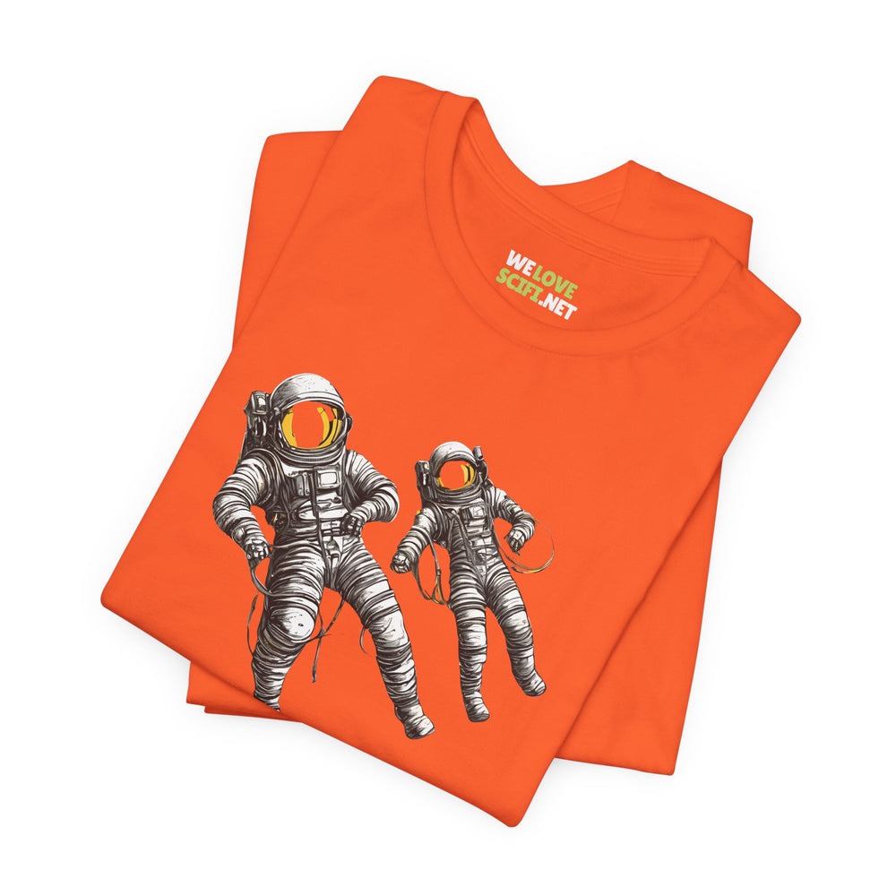 Astronauts Floating Sci-Fi T-Shirt-welovescifi.net