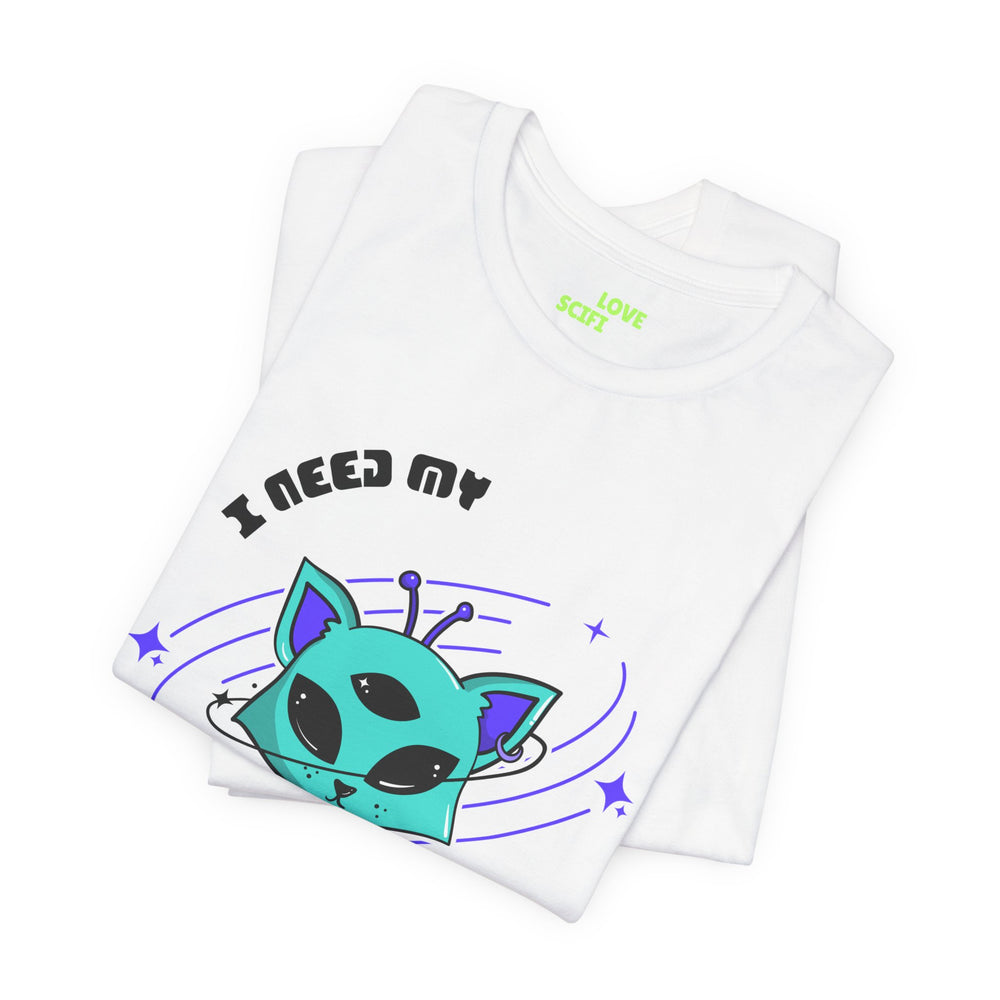 Alien Cat Sci-Fi T-Shirt | Unique UFO Design | WeLoveSciFi