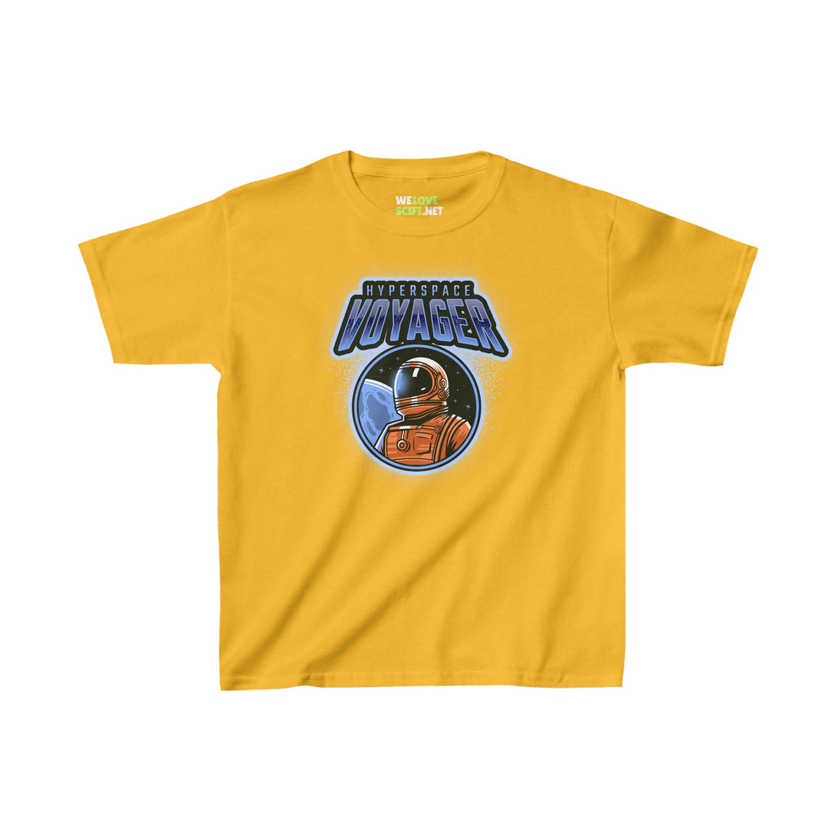 Hyperspace Voyager Kids Astronaut Tee - Heavy Cotton T-Shirt